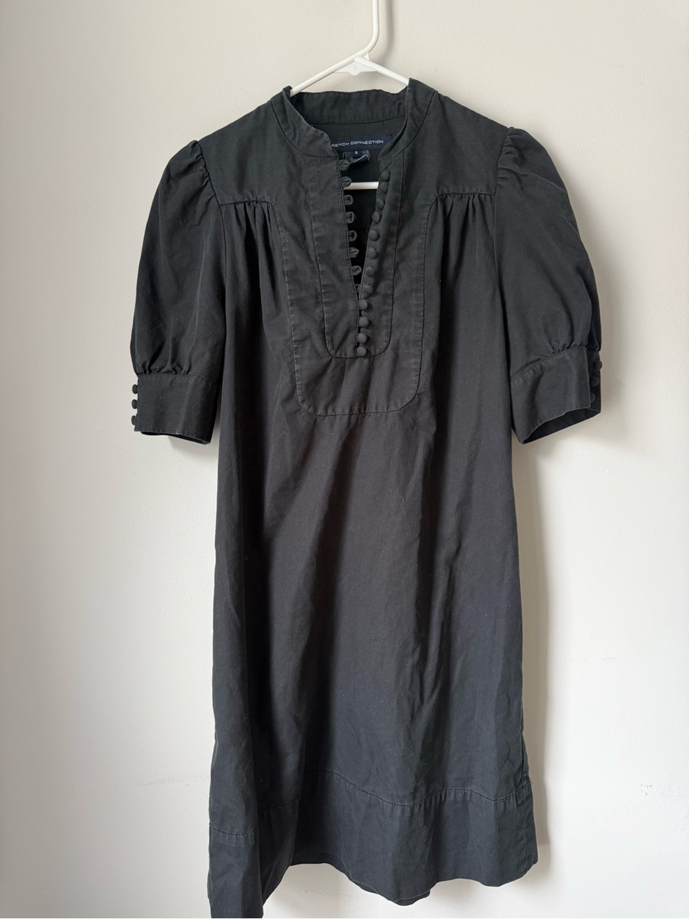French Connection Black Label Button Dress